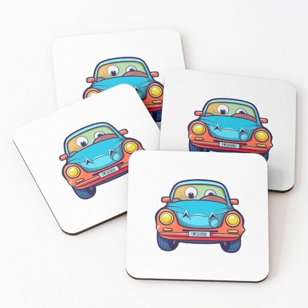 Item preview, Cute cartoon car designed and sold by Stickermagician.