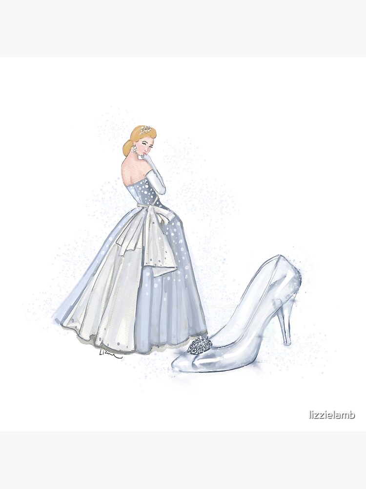 How To Draw Cinderella's Glass Slipper 