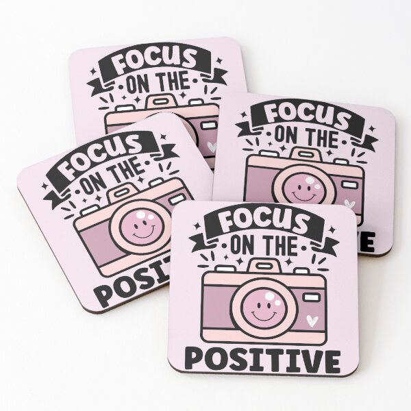 Item preview, Focus On the Positive | Positive Affirmation Cute Pink Camera - Pink designed and sold by PearlMoonGrapes.