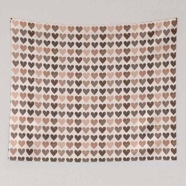 Item preview, brown hearts designed and sold by Alainna Parungao.