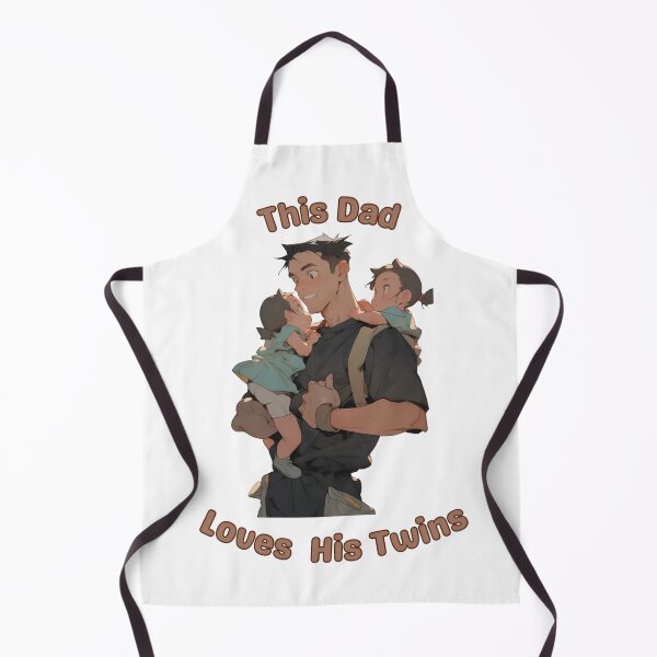 Item preview, This Dad Loves His Twins Art designed and sold by StickeryPickery.