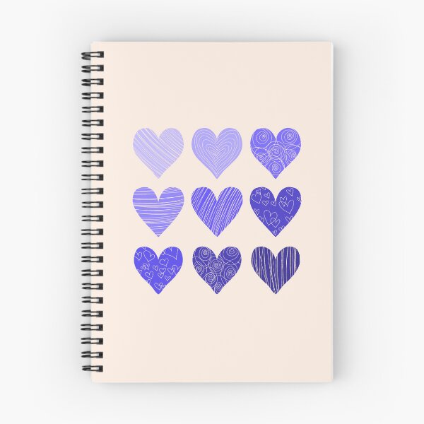 Item preview, blue hearts designed and sold by Alainna Parungao.