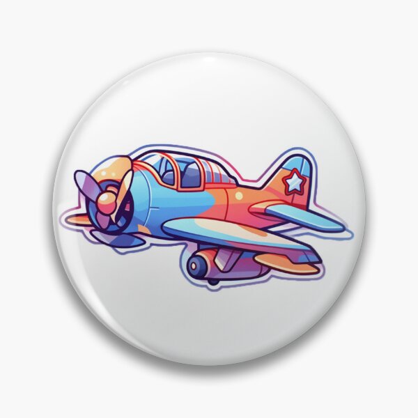 Item preview, Cute cartoon plane designed and sold by Stickermagician.