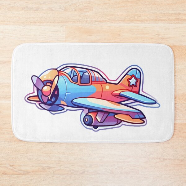 Item preview, Cute cartoon plane designed and sold by Stickermagician.