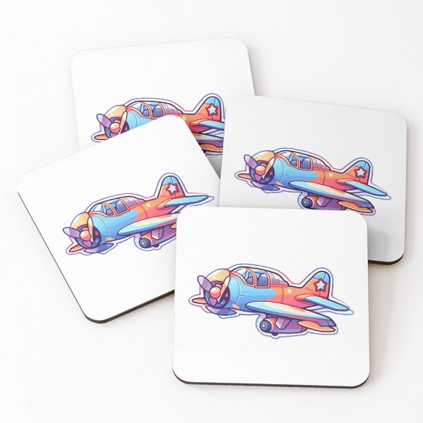 Item preview, Cute cartoon plane designed and sold by Stickermagician.