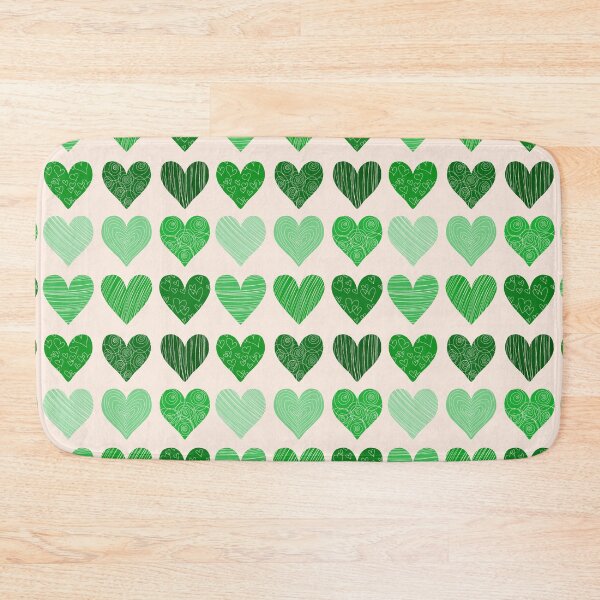 Item preview, green hearts designed and sold by Alainna Parungao.