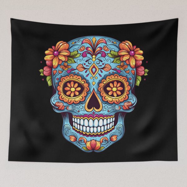 Item preview, Día de Los Muertos Sugar Skull designed and sold by MrHanson54.