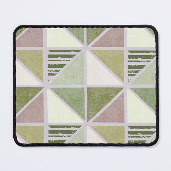 Item preview, Tile Geometric - Green & Pink designed and sold by Sarah Thorpe Designs .