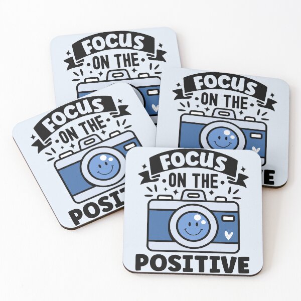Item preview, Focus On the Positive | Positive Affirmation Cute Blue Camera - Blue designed and sold by PearlMoonGrapes.