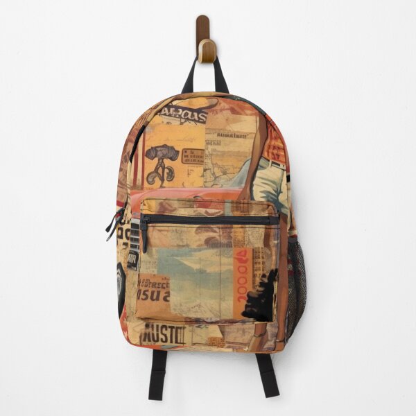 Item preview,  America Retro Vintage Patchwork of Americana Pattern Collage designed and sold by BrandonArtWorld.