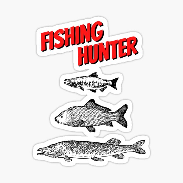 Fish for Life Graphic Stickers Fishing 1 Sticker Fishing Hunting Stickers  Sticker for Fish Hunters Fishing Sticker Decor Gift Idea 