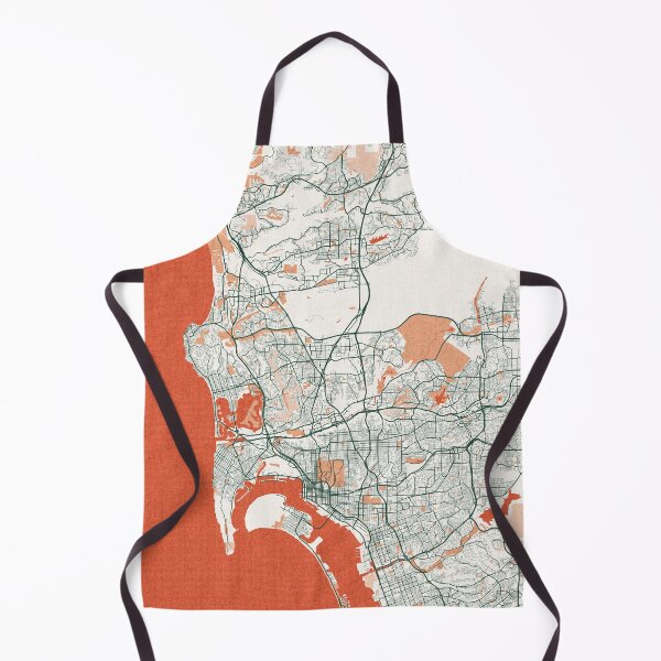 Item preview, San Diego City Map of California, USA - Bohemian designed and sold by deMAP.