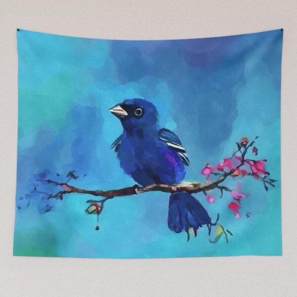 Item preview, Indigo Bunting 2 designed and sold by ChrisButler.