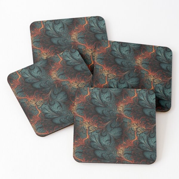 Item preview, Seamless Fractal Lava Pattern designed and sold by Offsite.