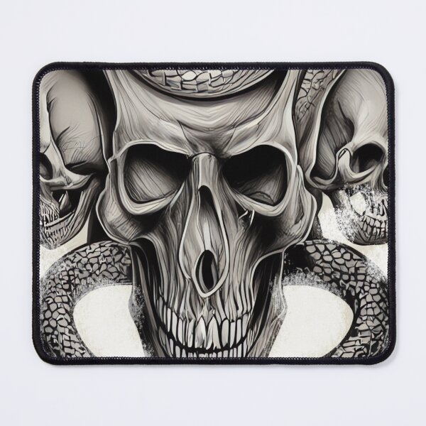 Item preview, Stretched skull with skulls designed and sold by 3DogKnight.