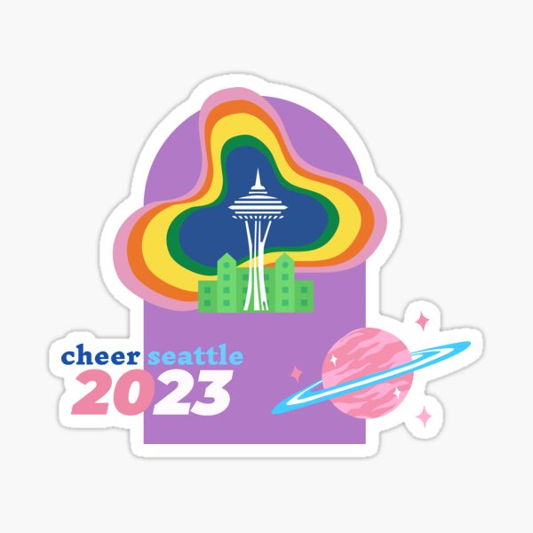 Cheer Seattle Pride 2023  Sticker