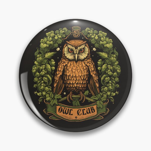 Item preview, Vintage Owl club illustration designed and sold by SulDesigns.