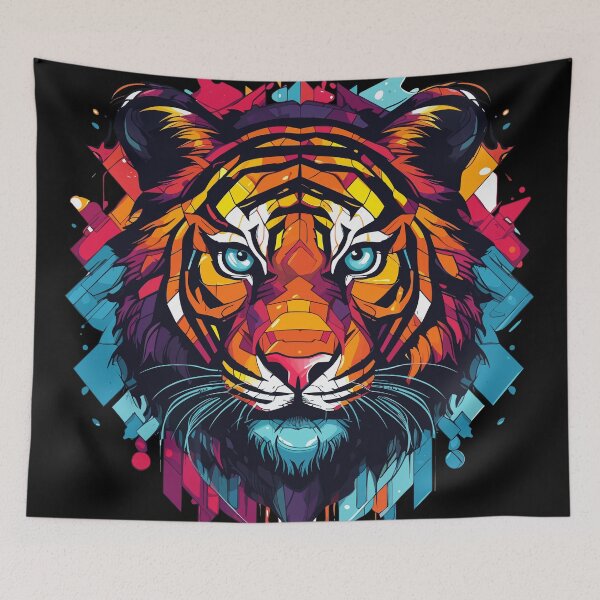 Item preview, Abstract Tiger Face designed and sold by MrHanson54.