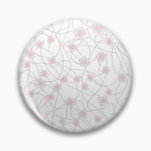 Item preview, Pink minimalistic seamless flower pattern designed and sold by FuzzieIntuition.