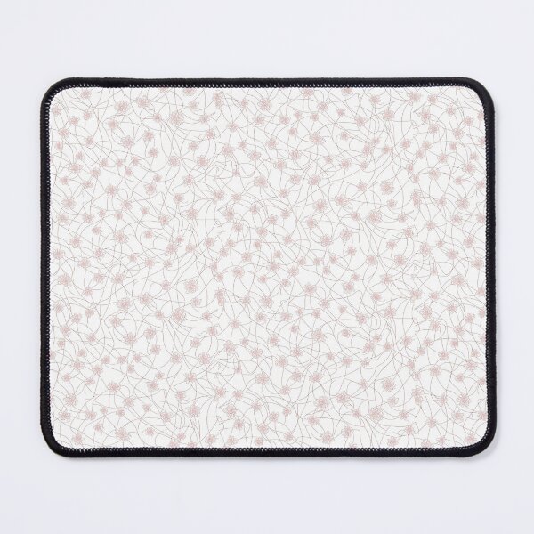 Item preview, Pink minimalistic seamless flower pattern designed and sold by FuzzieIntuition.
