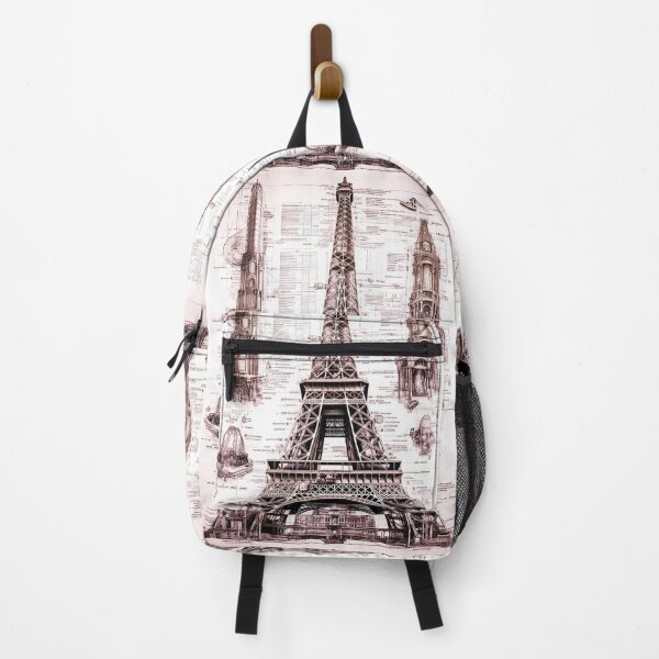 Item preview, Eiffel Tower Blueprint - Architectural Design Collection designed and sold by MaxMagnuson.