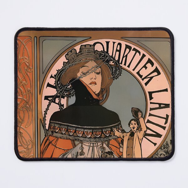 Item preview, Alphonse Mucha, A Quartier Latin designed and sold by NouveauEra.