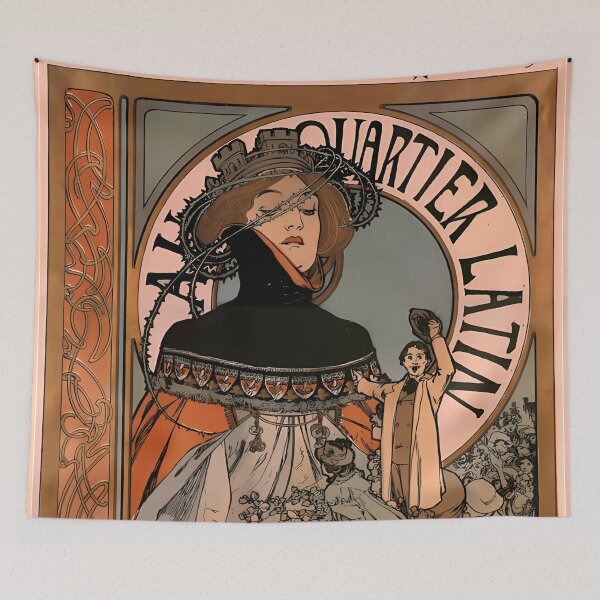 Item preview, Alphonse Mucha, A Quartier Latin designed and sold by NouveauEra.
