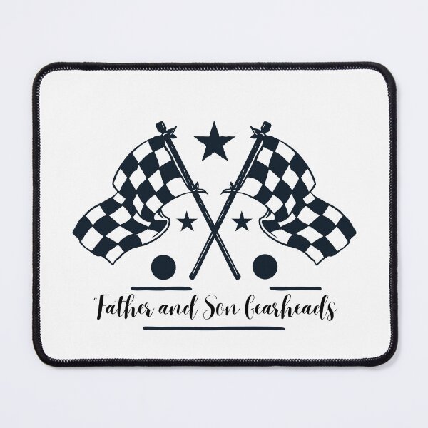 Item preview, Father and Son Gearheads, Racing Flag designed and sold by stylishdzign.