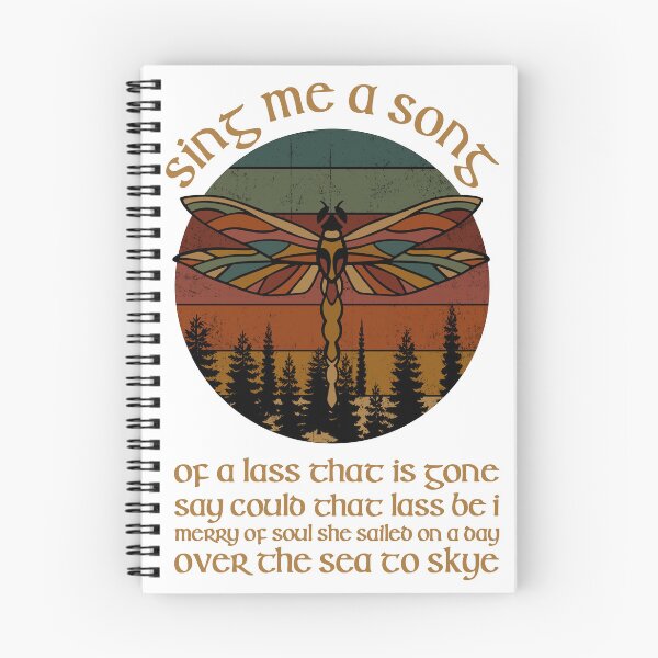 Item preview, Outlander Theme Sing Me A Song Lyrics Dragonfly, Skye Boat Song Claire Jamie Fraser designed and sold by BrianGunter564.