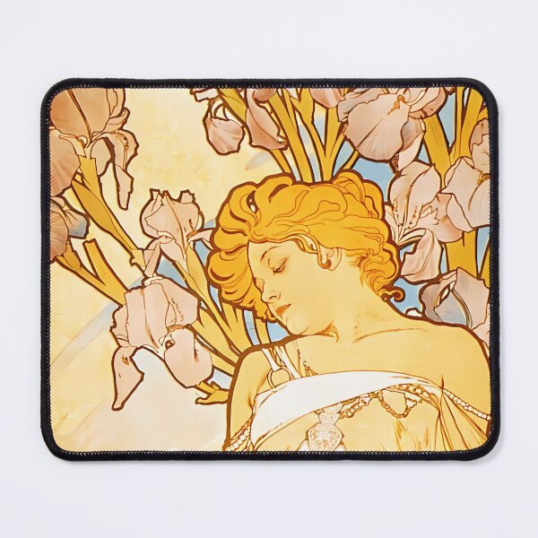 Item preview, Alphonse Mucha, Iris, Art Nouveau designed and sold by NouveauEra.