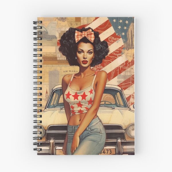 Item preview, America Retro Vintage Patchwork of Americana Pattern Collage designed and sold by BrandonArtWorld.