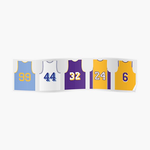 Lakers Jersey Cupcake Toppers 