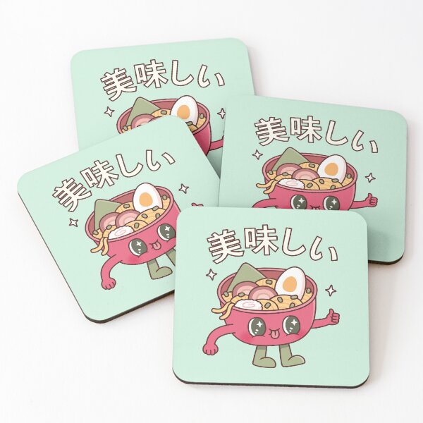 Item preview, Cute Bowl Of Japanese Ramen Noodles Oishii designed and sold by rustydoodle.
