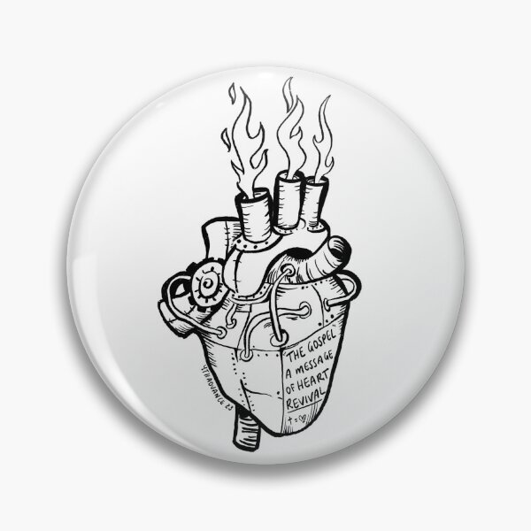 Item preview, ENC YTH - Heart Revival B&W designed and sold by Bayside Christian Church Ltd.
