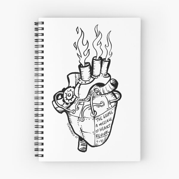 Item preview, ENC YTH - Heart Revival B&W designed and sold by Bayside Christian Church Ltd.