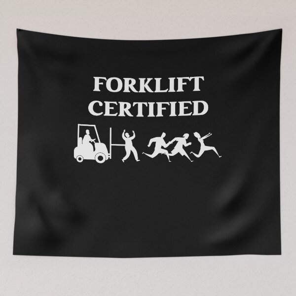 Item preview, Forklift Certified Funny Forklift Retro Vintage designed and sold by Staatiiart.