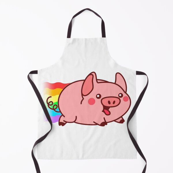 Item preview, Floating Pig- Funny Rainbow Cute Animal Flying designed and sold by HaydenMillepied.