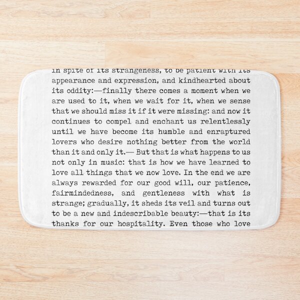 Aperçu de l'œuvre One must learn to love - Friedrich Nietzsche Poem - Literature - Typewriter Print créée et vendue par Studio Grafiikka.