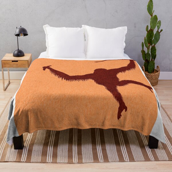 Item preview, Orangutan Silhouette - Scandinavian Nursery Decor - Animal Friends - For Kids Room - Minimal designed and sold by Studio Grafiikka.