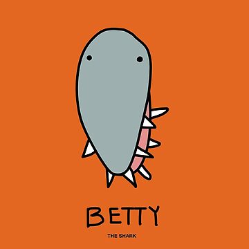 Artwork thumbnail, Betty the Shark - Dive into Adventure! by EsterTheBunny