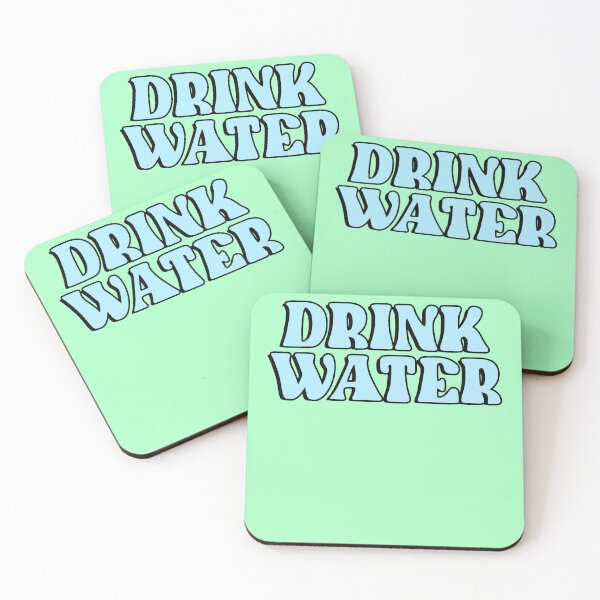 Item preview, Drink Water (Blue) designed and sold by YentroK.