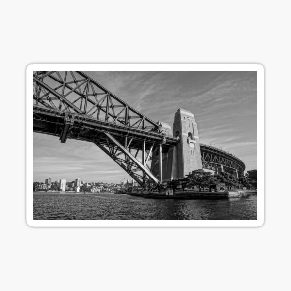 Item preview, Northern End of Sydney Harbour Bridge, Sydney, NSW, Australia designed and sold by rossacampbell.