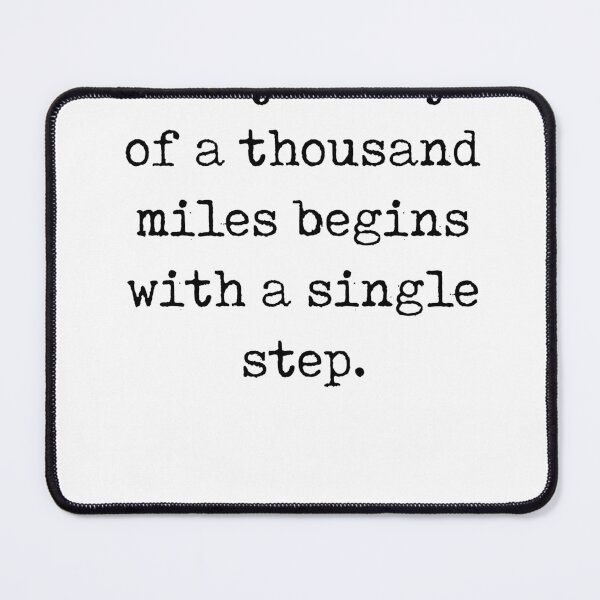 Item preview, The journey of a thousand miles - Lao Tzu Quote - Literature - Typewriter Print designed and sold by Studio Grafiikka.