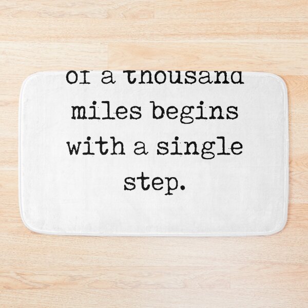 Item preview, The journey of a thousand miles - Lao Tzu Quote - Literature - Typewriter Print designed and sold by Studio Grafiikka.