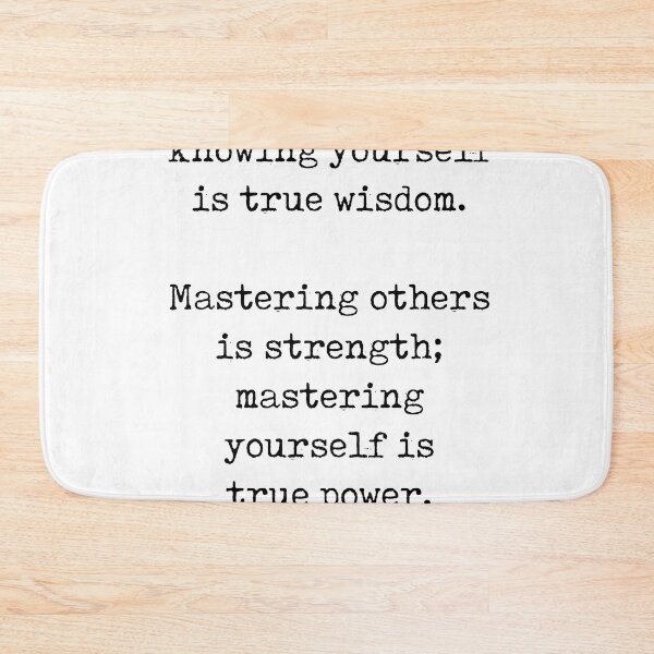 Item preview, Knowing yourself is true wisdom - Lao Tzu Quote - Literature - Typewriter Print 1 designed and sold by Studio Grafiikka.