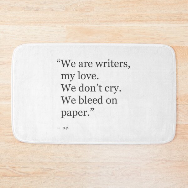 Item preview, We are writers, my love. designed and sold by maelle-dslt.