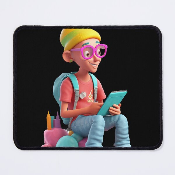 Item preview, 3D character in Notion style, with a casual look designed and sold by iDezine GD.