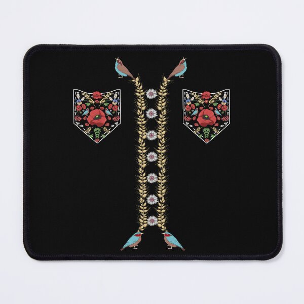 Item preview, Red Poppies & Birds Pockets Floral Ukrainian Vyshyvanka designed and sold by r-silver.