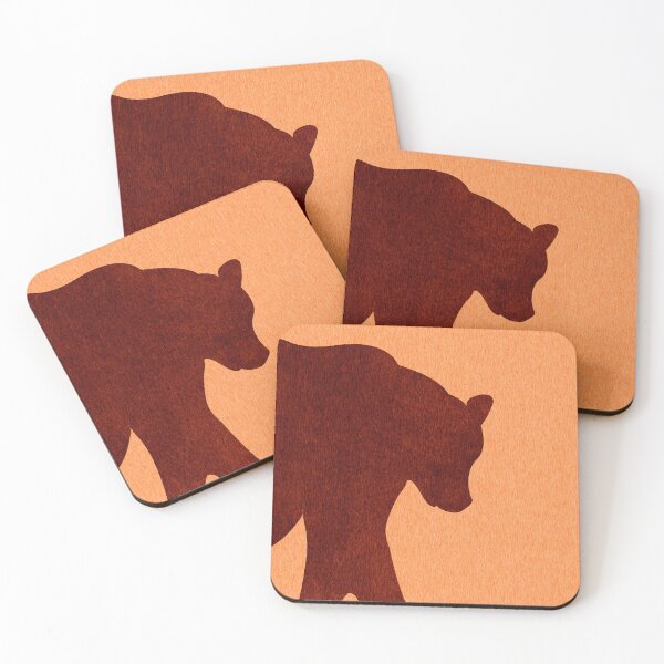 Artikelvorschau, Bear Silhouette - Scandinavian Nursery Decor - Animal Friends - For Kids Room - Minimal - Ursa entworfen und verkauft von Studio Grafiikka.