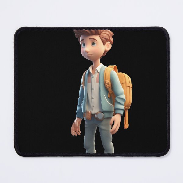 Item preview, 3D character in Notion style, with a vibrant personality designed and sold by iDezine GD.